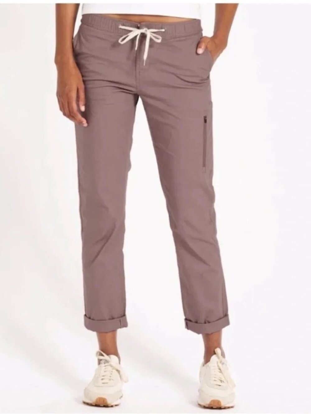 Vuori Ripstop Pants Dusty Rose Cropped Utility Pants Size L